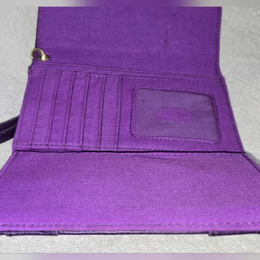 Elegant Purple Patterned Women's Bag - Picture 4 of 7